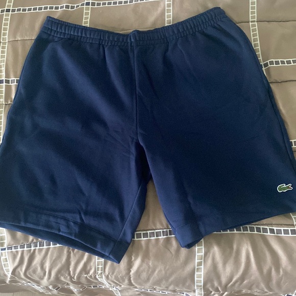 Lacoste Blue Navy shorts XL. Regular fit Brand new with tags